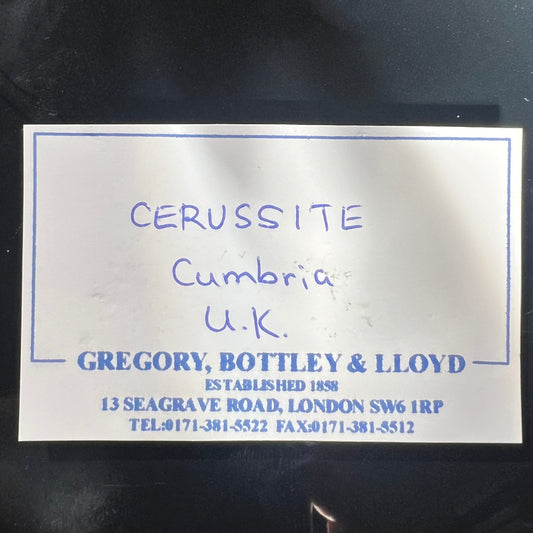 cerussite label