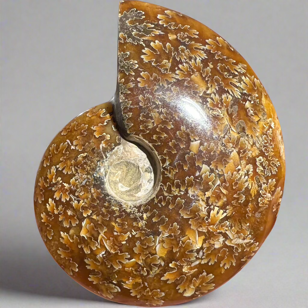 Fossil Ammonite Cretaceous Madagascar
